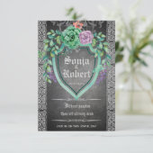 Kundengerechte mittelalterliche keltische einladung (Stehend Vorderseite)