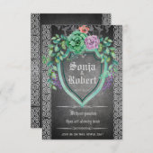 Kundengerechte mittelalterliche keltische einladung (Vorne/Hinten)