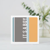 Kundengerechte moderne Babyparty-Einladung Einladung (Stehend Vorderseite)