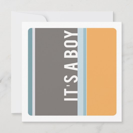 Kundengerechte moderne Babyparty-Einladung Einladung (Vorderseite)