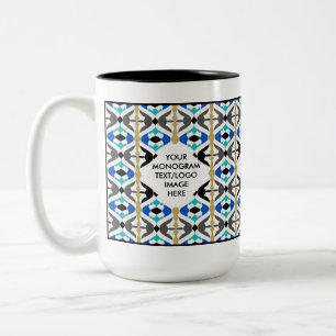 KUNDENGERECHTE MONOGRAMM-TASSE 4,1 ZWEIFARBIGE TASSE