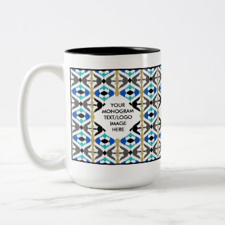 KUNDENGERECHTE MONOGRAMM-TASSE 4,1 ZWEIFARBIGE TASSE