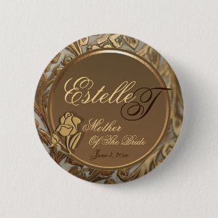 Kundengerechte Mutter des Braut-Andenken-Knopfes Button