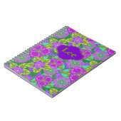 Kundengerechte Notizbuch-Nachtorchideen im Grün Notizblock (Linke Seite)