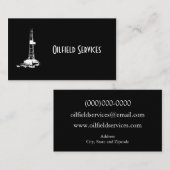 Kundengerechte Ölfeld-Visitenkarte Visitenkarte (Vorne/Hinten)