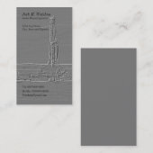 Kundengerechte Ölplattform-Visitenkarte Visitenkarte (Vorne/Hinten)