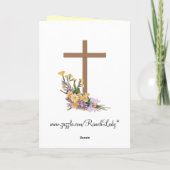 Kundengerechte Ostern-Karten Feiertagskarte (Rückseite)