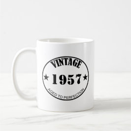Kundengerechte personalizable Vintage gealterte Kaffeetasse