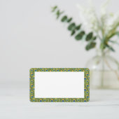 Kundengerechte Pfau-Druck-Grenzleere Karte (Stehend Vorderseite)