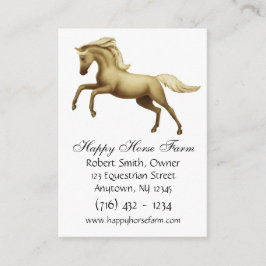 Kundengerechte Pferdeliebhaber-Visitenkarte Visitenkarte