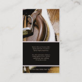 Kundengerechte Pferderanch-Stallrodeos Visitenkarte (Rückseite)