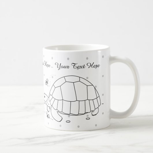 Kundengerechte Ploughshare-Schildkröten-Tasse Kaffeetasse (Rechts)