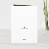 Kundengerechte Pudel-Feiertags-Karte (Deutscher Feiertagskarte (Rückseite)