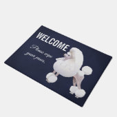 Kundengerechte Pudel-Fußmatte Fußmatte (Schrägansicht)