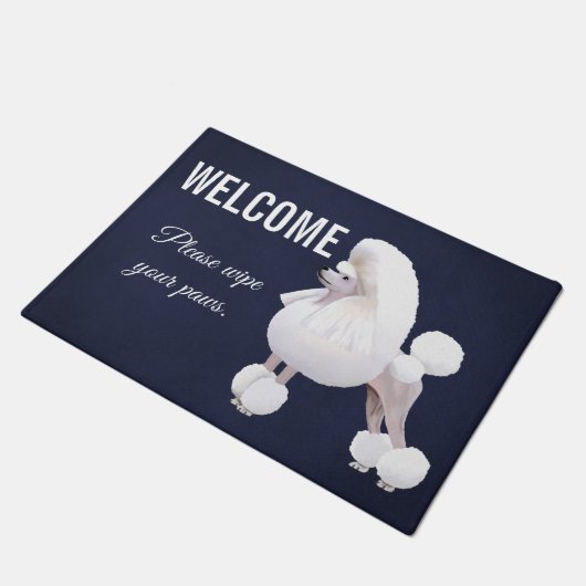 Kundengerechte Pudel-Fußmatte Fußmatte (Schrägansicht)