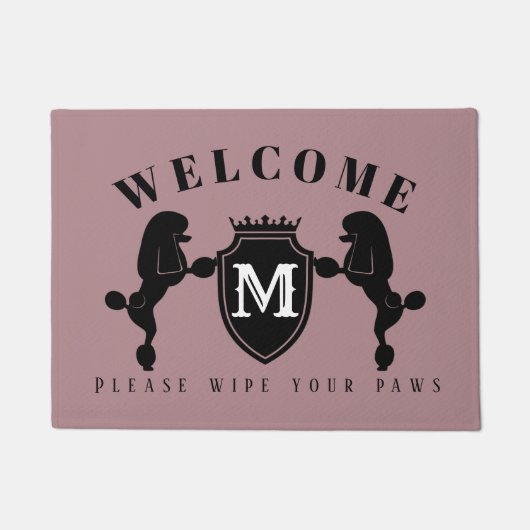 Kundengerechte Pudel-Tür-Matte (kontinentaler Fußmatte (Vorderseite)