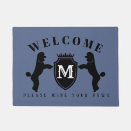 Kundengerechte Pudel-Tür-Matte (Welpe geschnitten) Fußmatte