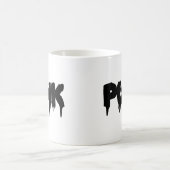 Kundengerechte "Punk" Tropfen-Schriftart-Tasse Kaffeetasse (Mittel)