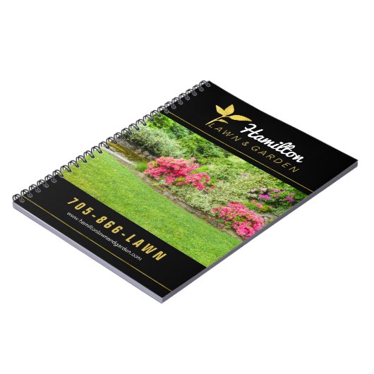 Kundengerechte Rasen-Sorgfalt und im Garten Notizblock (Linke Seite)