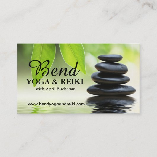 Kundengerechte Reiki Visitenkarten Visitenkarte (Vorderseite)