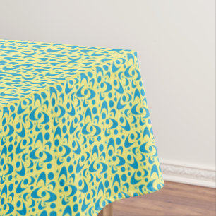 Kundengerechte Retro Bumerangs Tischdecke