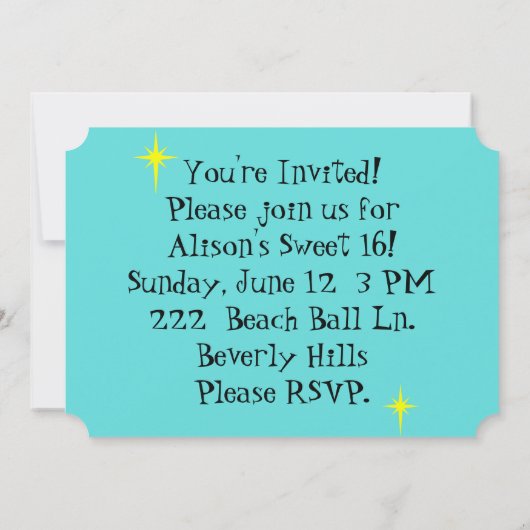 Kundengerechte Retro Getränkespender-Einladungen Einladung (Rückseite)