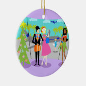 Kundengerechte Retro hawaiische Keramik Ornament (Rechts)