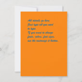 Kundengerechte retro Sterne und Kreis-Party Einladung (Rückseite)