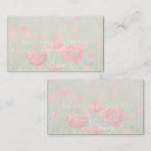 Kundengerechte romantische visitenkarte (Vorne/Hinten)