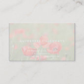 Kundengerechte romantische visitenkarte (Rückseite)