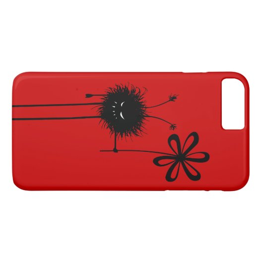 Kundengerechte rote schlechte Blumen-Wanze Case-Mate iPhone Hülle (Rückseite (Horizontal))