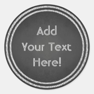 Kundengerechte runde runder aufkleber