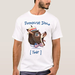 Kundengerechte Schablone - Demokrat seit dem T-Shirt