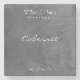 Kundengerechte Schiefer-Stein-Wein-Untersetzer Steinuntersetzer