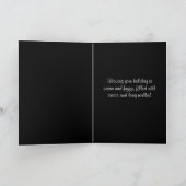 Kundengerechte Schnauzer-Feiertags-Karte Feiertagskarte (Innenseite)