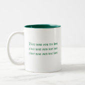 Kundengerechte schöne Ente Tasse (Links)