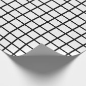 Kundengerechte schwarze u. weiße geschenkpapier (Ecke)