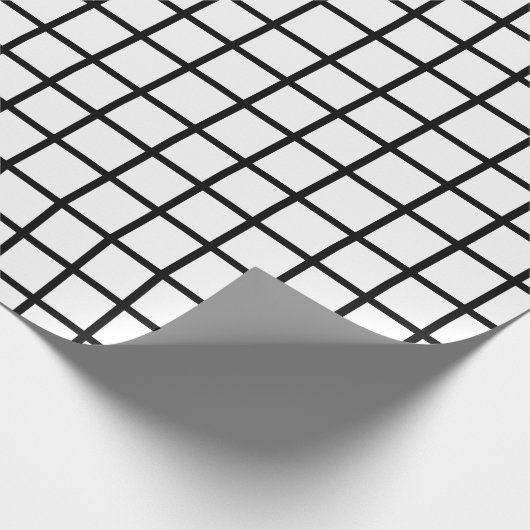 Kundengerechte schwarze u. weiße geschenkpapier (Ecke)