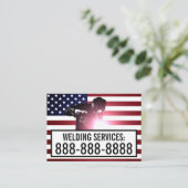 Kundengerechte Schweißens-Dienstleistungen Visitenkarte (Stehend Vorderseite)