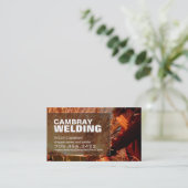 Kundengerechte Schweißer-Berater-Visitenkarten Visitenkarte (Stehend Vorderseite)