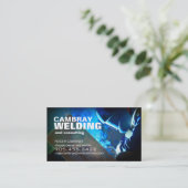 Kundengerechte Schweißer-Berater-Visitenkarten Visitenkarte (Stehend Vorderseite)