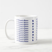 Kundengerechte Softball-Trainer-Geschenk-Ideen Kaffeetasse (Links)