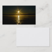 Kundengerechte Sonnenaufgang-Visitenkarten Visitenkarte (Vorne/Hinten)