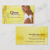 Kundengerechte Sonnenstudio-Visitenkarte Visitenkarte (Vorne/Hinten)