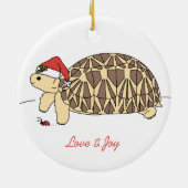 Kundengerechte Stern-Schildkröten-Verzierung Keramikornament (Hinten)