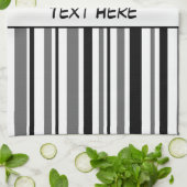 Kundengerechte Streifen und Tupfen Handtuch (Gefaltet)