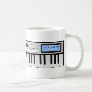 Kundengerechte synthesizer-Tastatur-Tasse Kaffeetasse