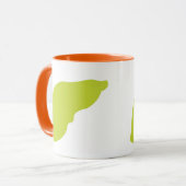 Kundengerechte Tasse der Organ-Leber-| (Vorderseite Links)