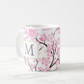 kundengerechte Tasse der rosa weißen (Vorderseite Links)