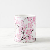 kundengerechte Tasse der rosa weißen (Mittel)